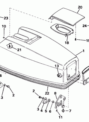 ENGINE COVER - EVINRUDE