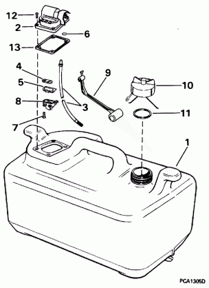 FUEL TANK - 6 GALLON