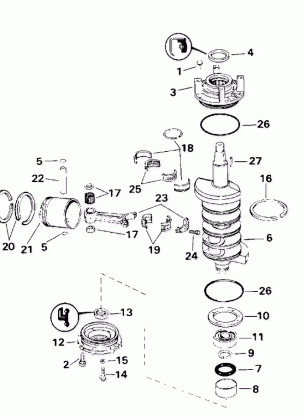 CRANKSHAFT & PISTON