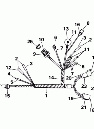 MOTOR CABLE - REMOTE ELECTRIC