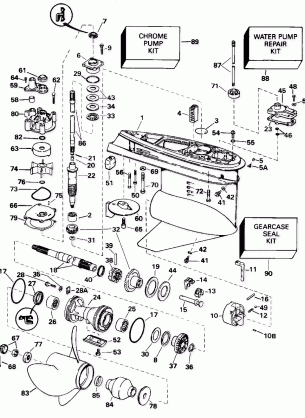 GEARCASE - STANDARD ROTATION - GL MODELS