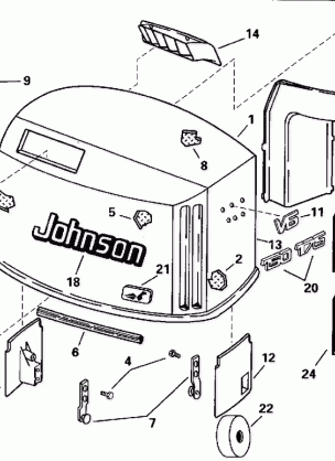 ENGINE COVER - JOHNSON