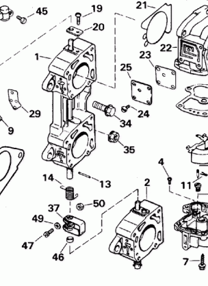 CARBURETOR & LINKAGE - 200