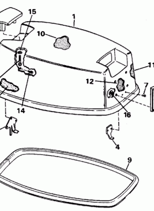 ENGINE COVER - JOHNSON