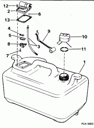 FUEL TANK - 6 GALLON