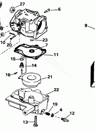 CARBURETOR - 30 H.P.