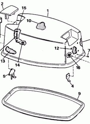 ENGINE COVER - JOHNSON