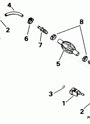 FUEL HOSE PRIMER BULB 5 / 16 IN. I.D.