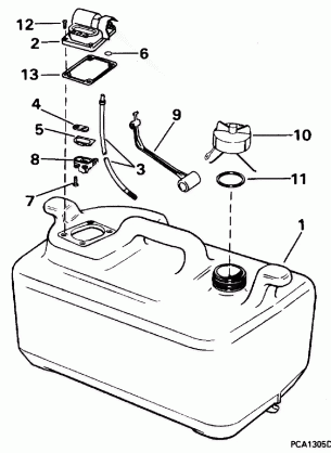 FUEL TANK - 6 GALLON