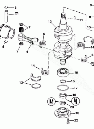 CRANKSHAFT & PISTON