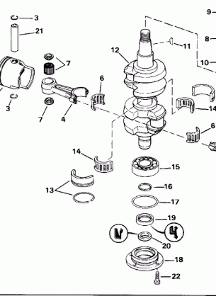 CRANKSHAFT & PISTON