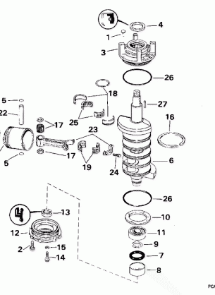 CRANKSHAFT & PISTON