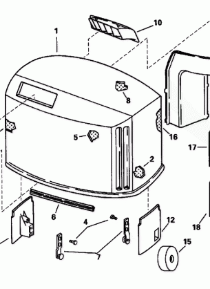 ENGINE COVER - JOHNSON