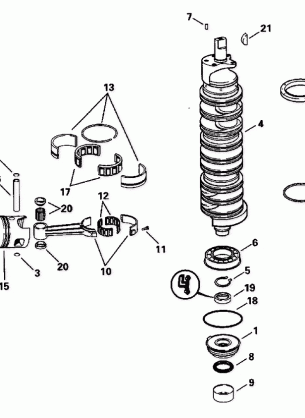 CRANKSHAFT & PISTONS