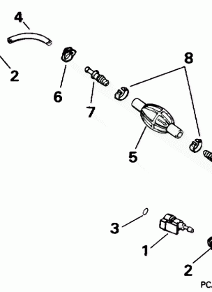 FUEL HOSE PRIMER BULB 5 / 16 IN. I.D.