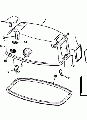 ENGINE COVER - EVINRUDE