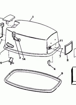 ENGINE COVER - JOHNSON