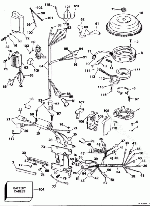 IGNITION SYSTEM - 40-50 ELECTRIC START EL TL & TTL MODELS