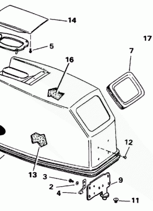 ENGINE COVER - EVINRUDE