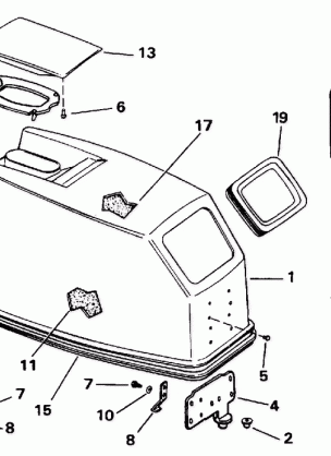 ENGINE COVER - JOHNSON