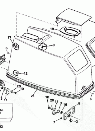 ENGINE COVER - JOHNSON