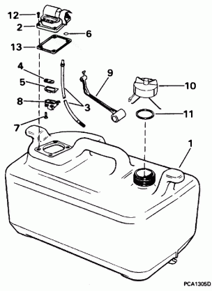 FUEL TANK - 6 GALLON