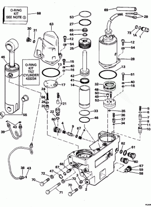 POWER TRIM / TILT HYDRAULIC ASSY.