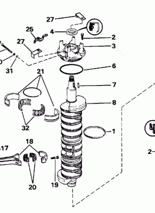 CRANKSHAFT & PISTON