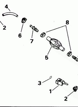 FUEL HOSE PRIMER BULB 5 / 16 IN. I.D.