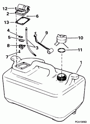 FUEL TANK - 6 GALLON