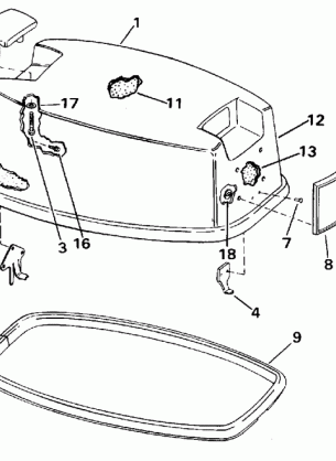 ENGINE COVER - JOHNSON