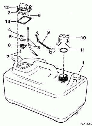 FUEL TANK - 6 GALLON