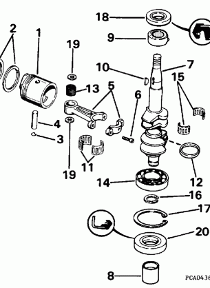 CRANKSHAFT & PISTON