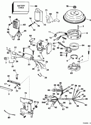 IGNITION SYSTEM - ELECTRIC START 40TE MODELS