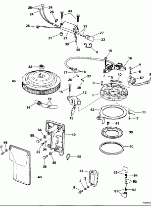 IGNITION SYSTEM - 40 ROPE START