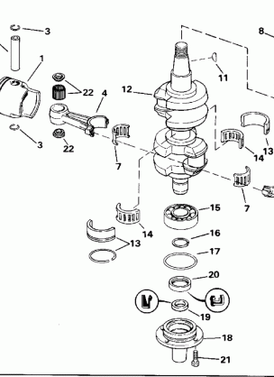 CRANKSHAFT & PISTON