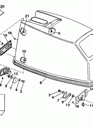 ENGINE COVER - EVINRUDE