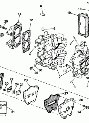 CYLINDER CRANKCASE & INTAKE MANIFOLD