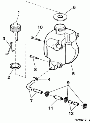 FUEL TANK - INTEGRAL TANK MODELS ONLY (3R 4BR)