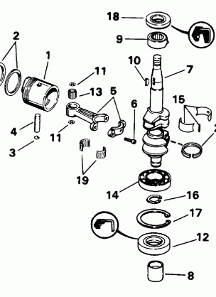 CRANKSHAFT & PISTON