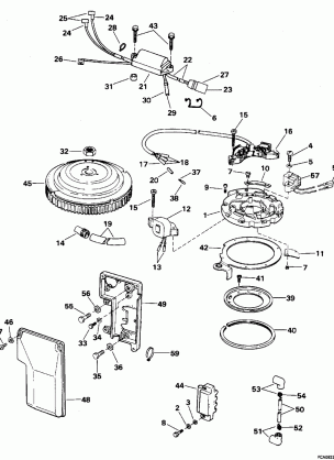 IGNITION SYSTEM - 25 & 40 ROPE START