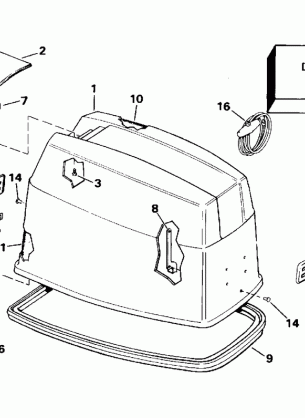 ENGINE COVER - JOHNSON