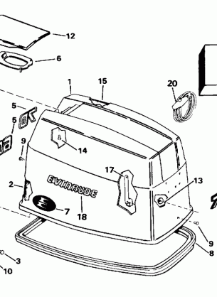 ENGINE COVER - EVINRUDE