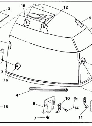 ENGINE COVER - JOHNSON