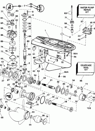 GEARCASE - COUNTER ROTATION