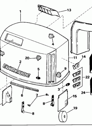 ENGINE COVER - EVINRUDE