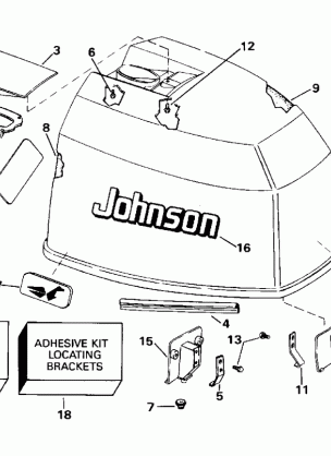 ENGINE COVER - JOHNSON