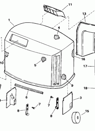 ENGINE COVER - EVINRUDE