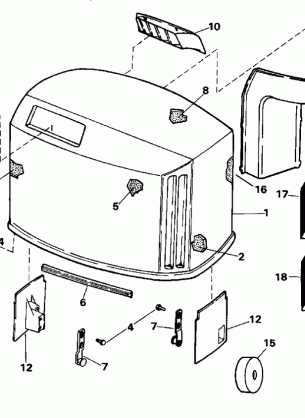 ENGINE COVER - JOHNSON