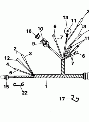 MOTOR CABLE - REMOTE ELECTRIC